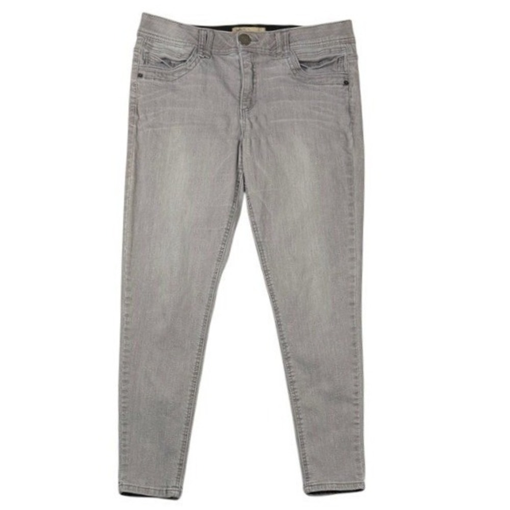 Democracy Ab technology Grey Skinny Jeans Womens‎ Size 8 B1304UGXX Stretch Denim